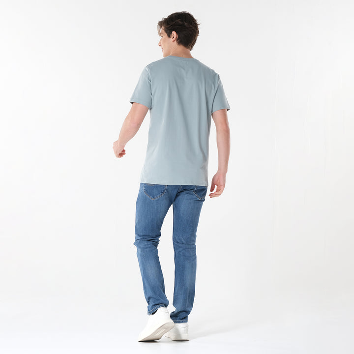 Lee Men's Cut & Sew Regular Fit Round Neck Tee