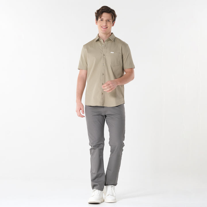 Lee Mens Button Down Woven Polo