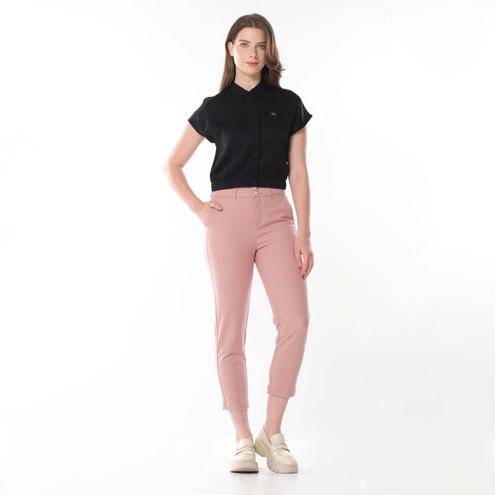 LEE LADIES CROPPED POLO