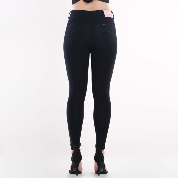 SHAPE MAGIC HIGH RISE HEATHER JEANS IN BLACK RINSE