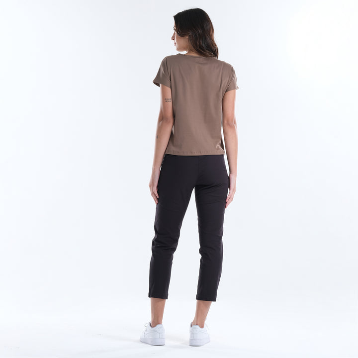 LEE LADIES 25" INSEAM TROUSERS WITH DECORATIVE BACK POCKET