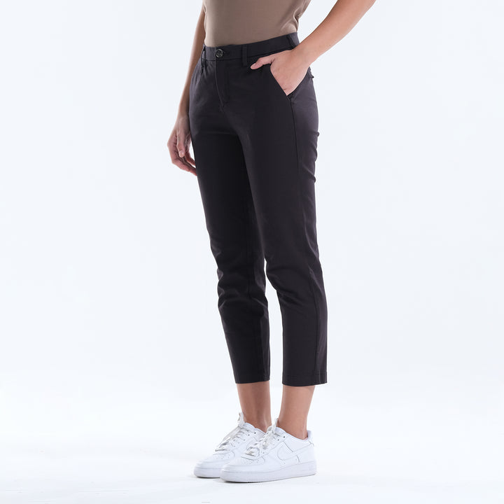 LEE LADIES 25" INSEAM TROUSERS WITH DECORATIVE BACK POCKET