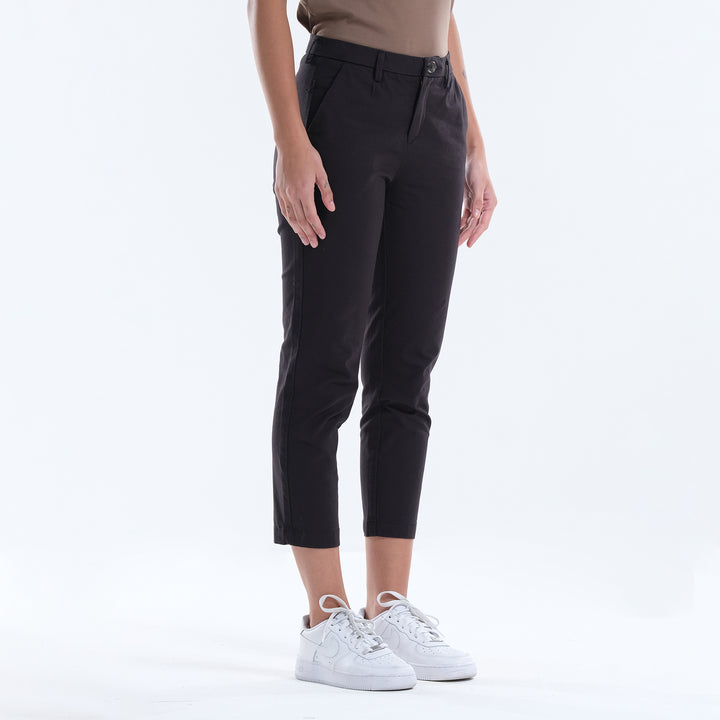 LEE LADIES 25" INSEAM TROUSERS WITH DECORATIVE BACK POCKET