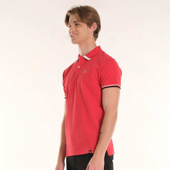 MENS STRIPED TRIM SPORTSHIRT