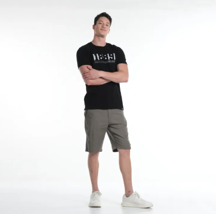 LEE MENS ROUND NECK EMBOSSED LOGO TEE