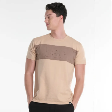 Lee Embossed Logo T-Shirt for Men