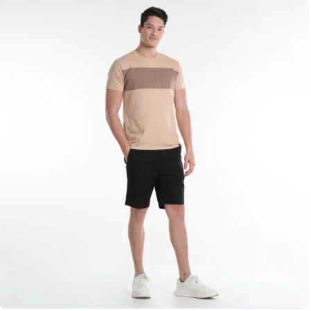 Lee Embossed Logo T-Shirt for Men