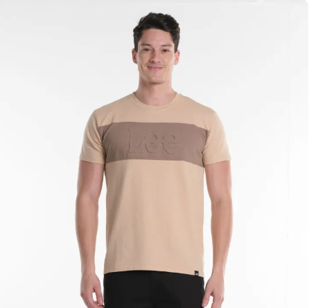 Lee Embossed Logo T-Shirt for Men