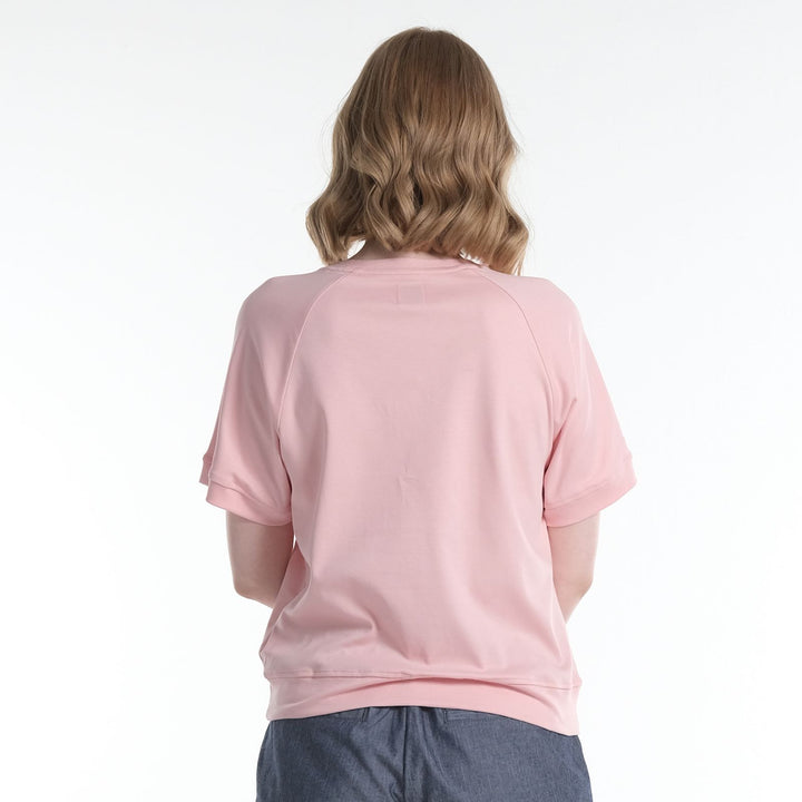 LEE LADIES EMBROIDERED LOGO MODIFIED TEE