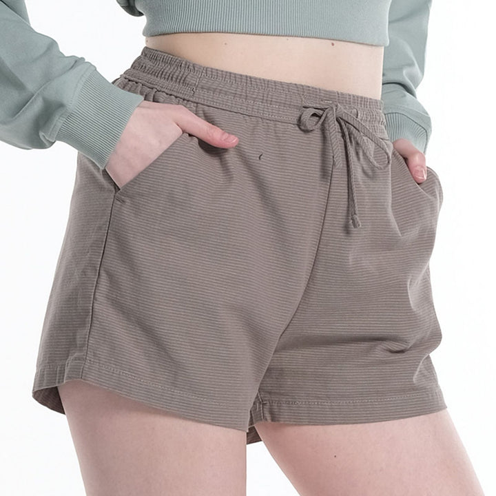 LEE WOMENS EASY SHORTS WITH SMALL EMBROIDERED LOGO