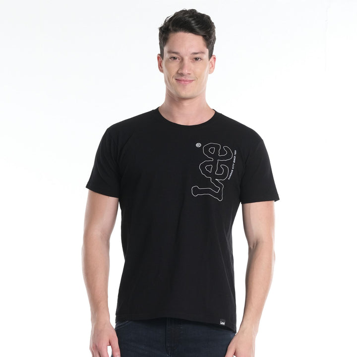 LEE MENS BASIC ROUNDNECK LOGO TEE