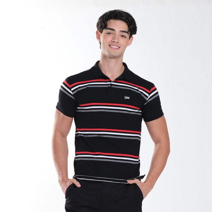 MENS STRIPES STRETCH SPORTSHIRT