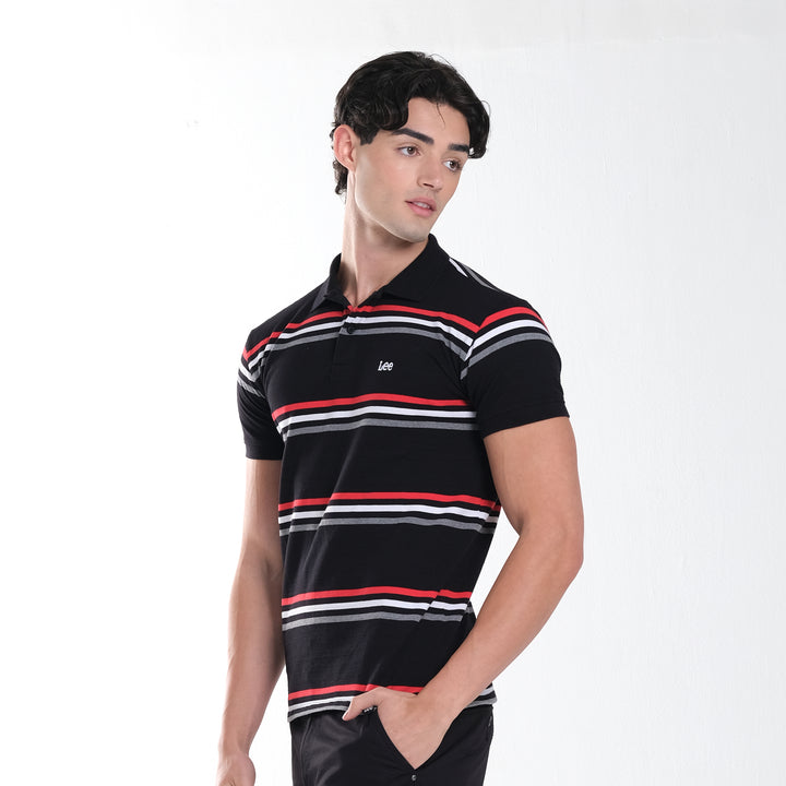 MENS STRIPES STRETCH SPORTSHIRT