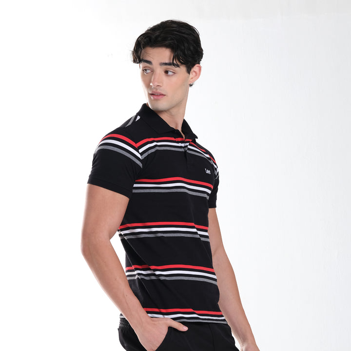 MENS STRIPES STRETCH SPORTSHIRT