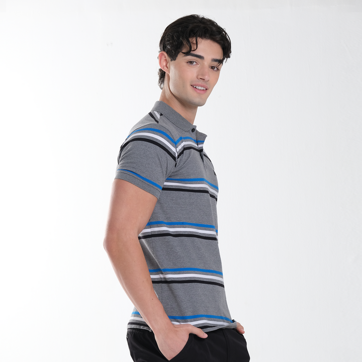 MENS STRIPES STRETCH SPORTSHIRT