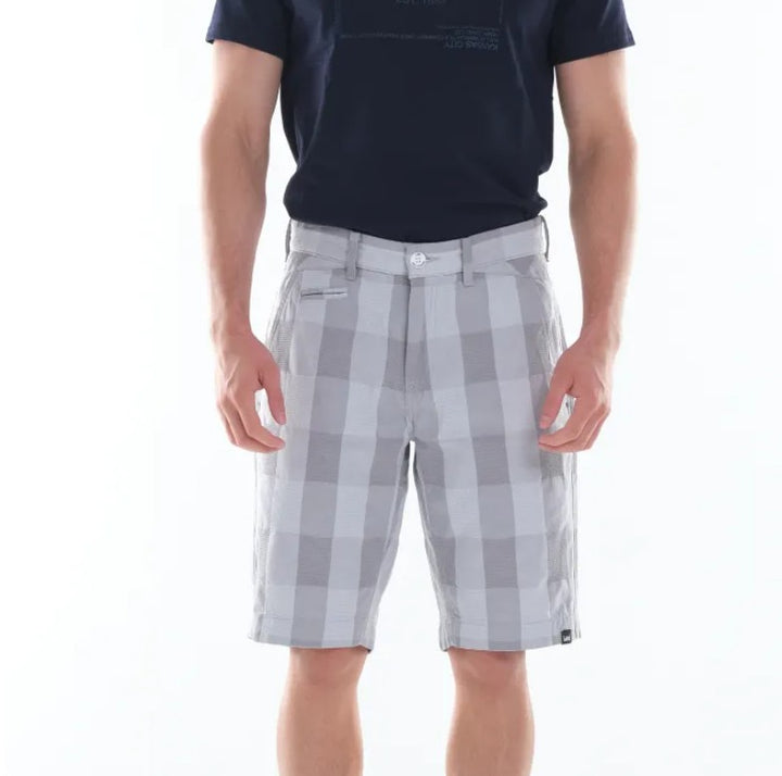 LEE MEN'S CHECKERED CHINO SHORTS