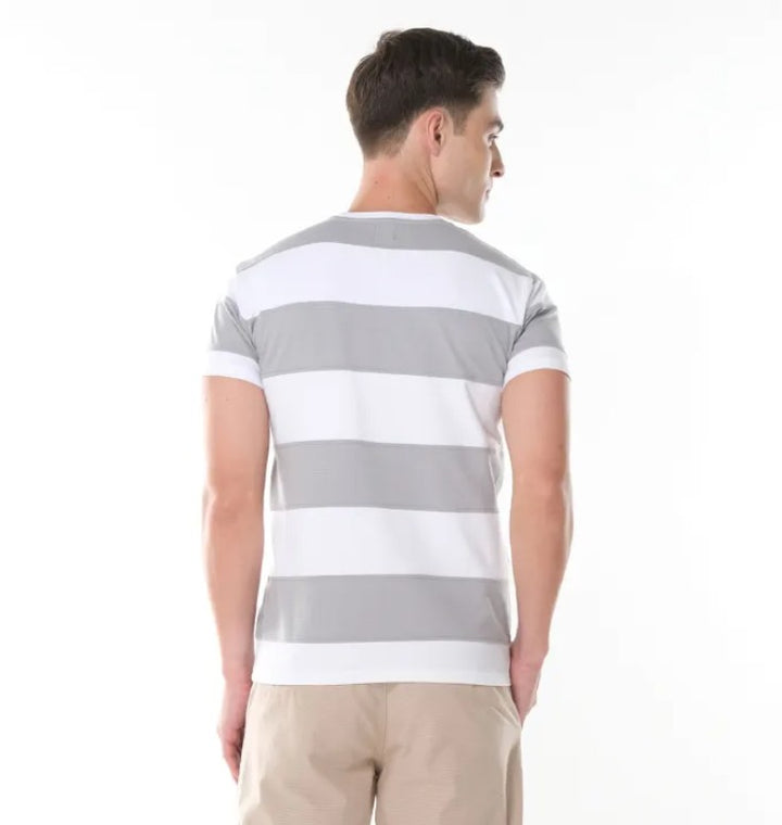 MENS' CUT AND SEW LOGO TEE