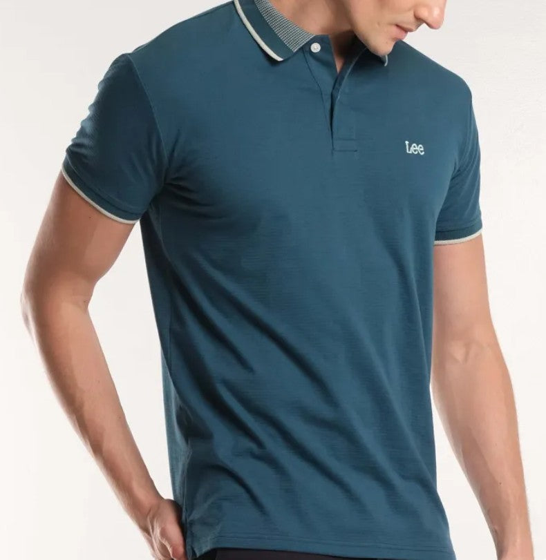 MENS KNITTED COLLAR SPORTSHIRT