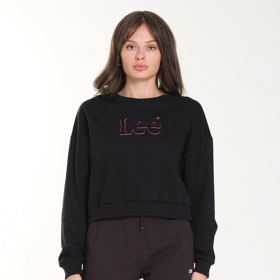 LEE LADIES EMBOSSED LOGO PULL OVER