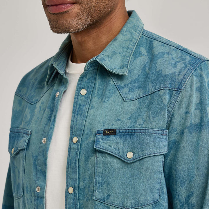LEE x PAUL SMITH LASER PRINT WESTERN LONG SLEEVE SHIRT