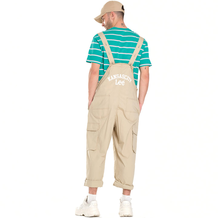 FITS 'EM ALL SEASONAL DUNGAREE IN LIGHT KHAKI (GENDERLESS)