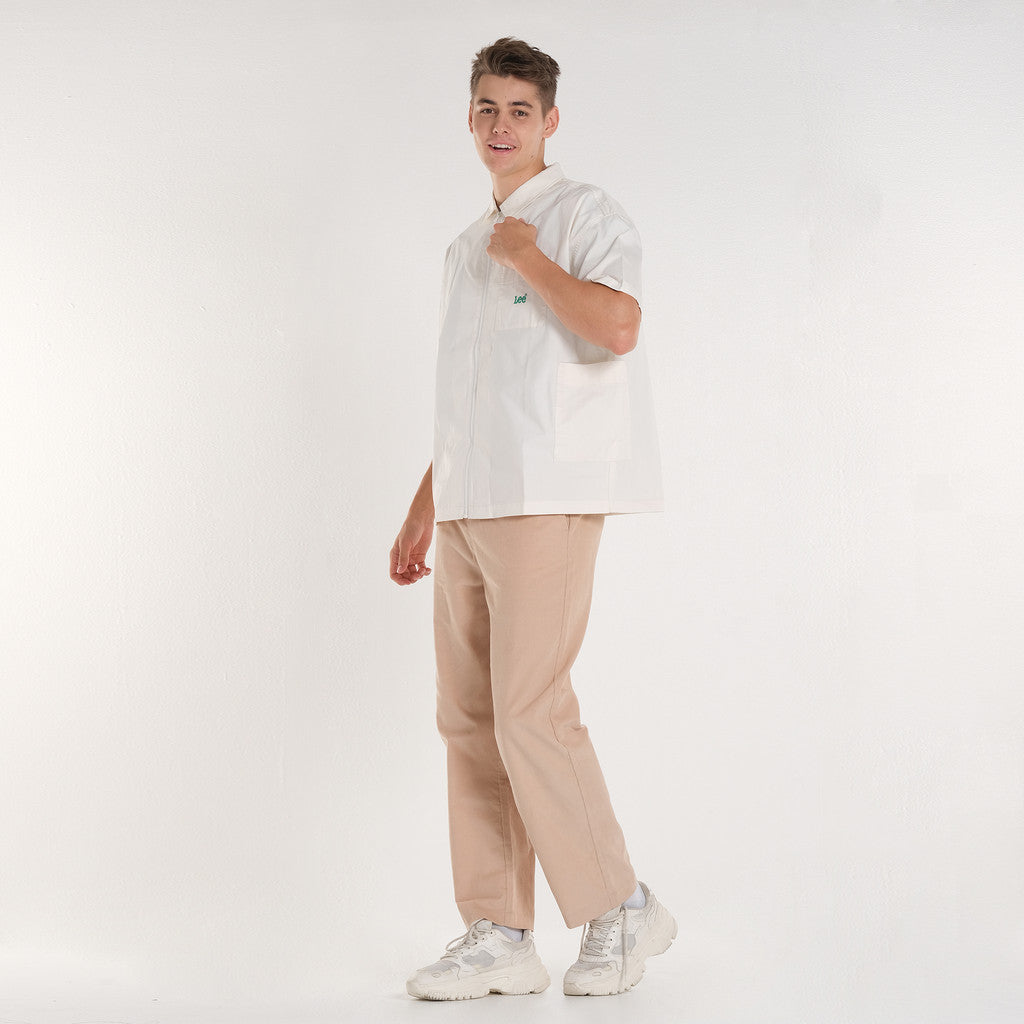 FITS 'EM ALL ZIP UP POLO IN JET STREAM (GENDERLESS)