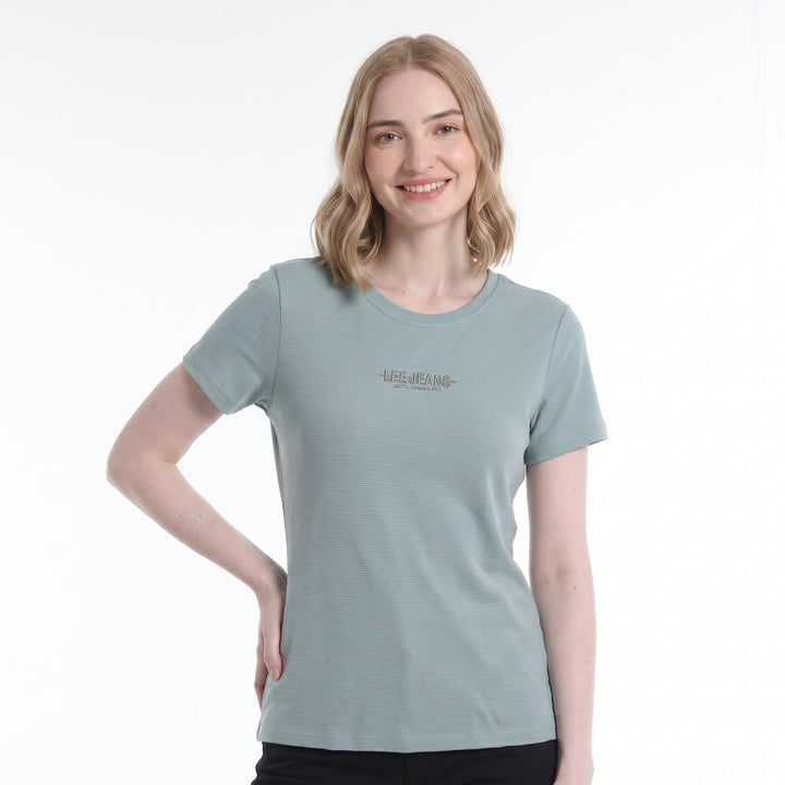 Lee Ladies Round Neck Graphic Tee