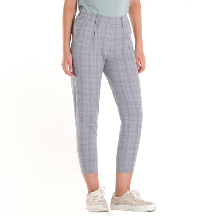 LEE WOMENS PLAID TROUSER