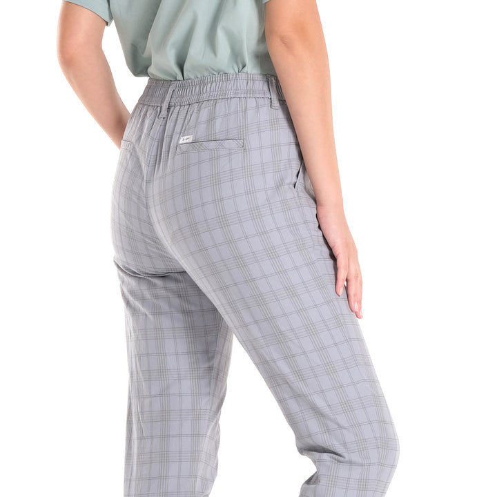LEE WOMENS PLAID TROUSER