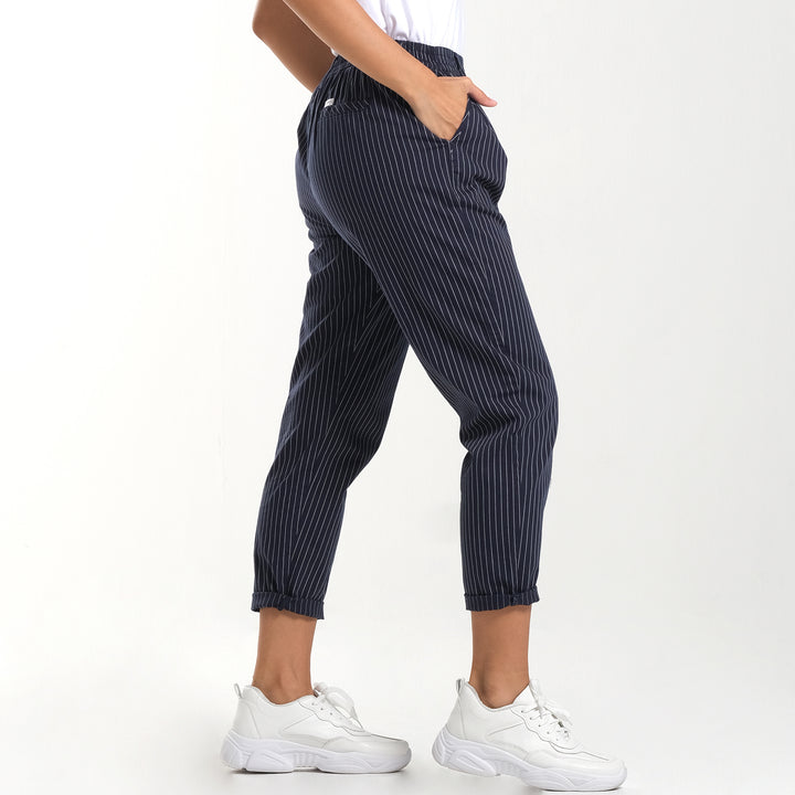 WOMENS STRIPES TROUSERS