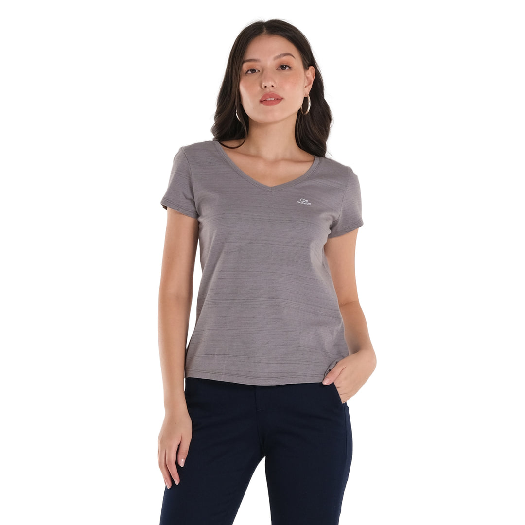 WOMENS V-NECK BASIC TEE