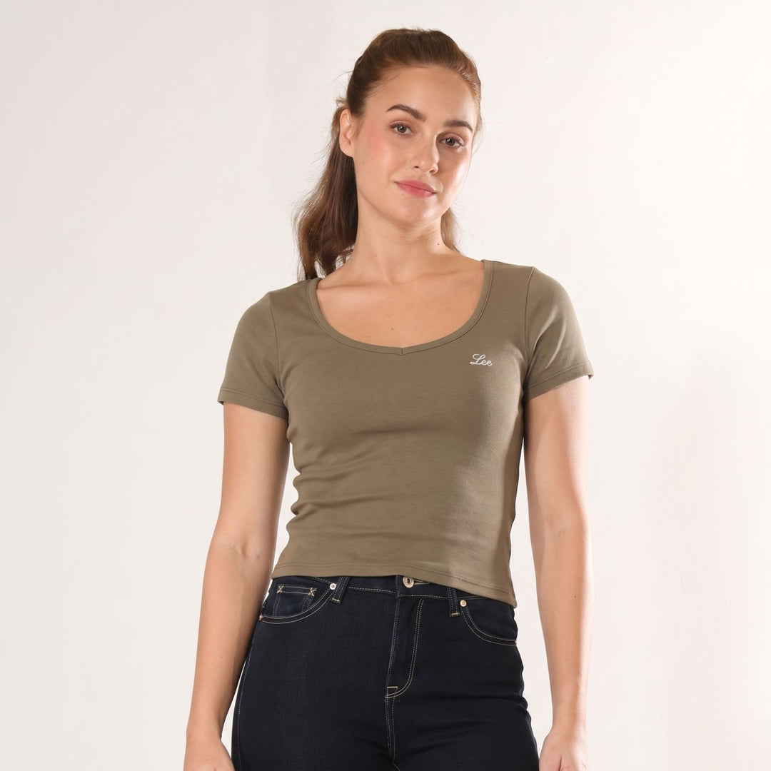 Lee Fitted Crop Top for Women