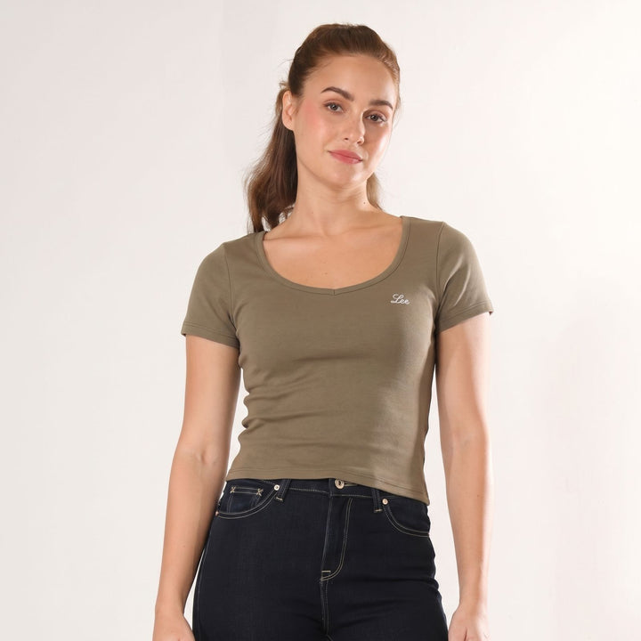 Lee Fitted Crop Top for Women