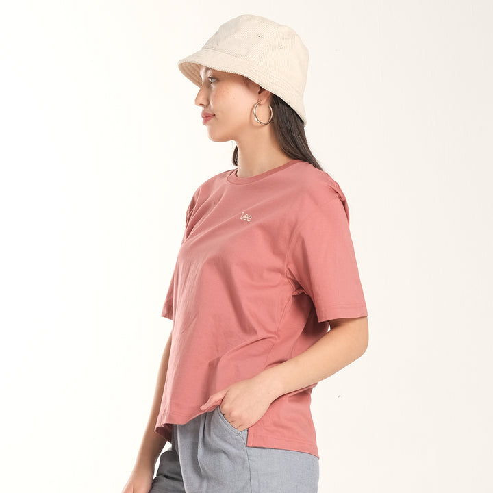 WOMENS OVERSIZED LOGO TEE