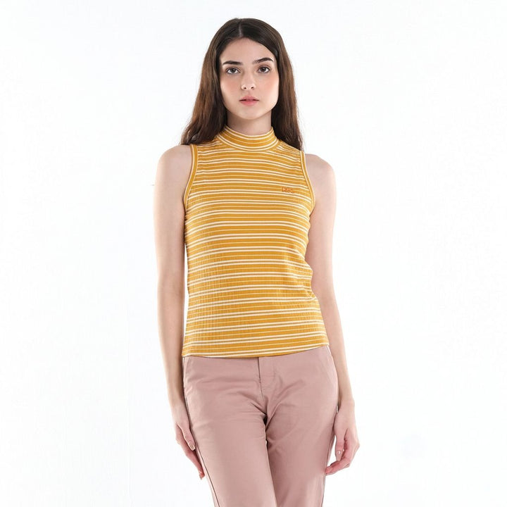 Lee High Neck Sleeveless Top for Women