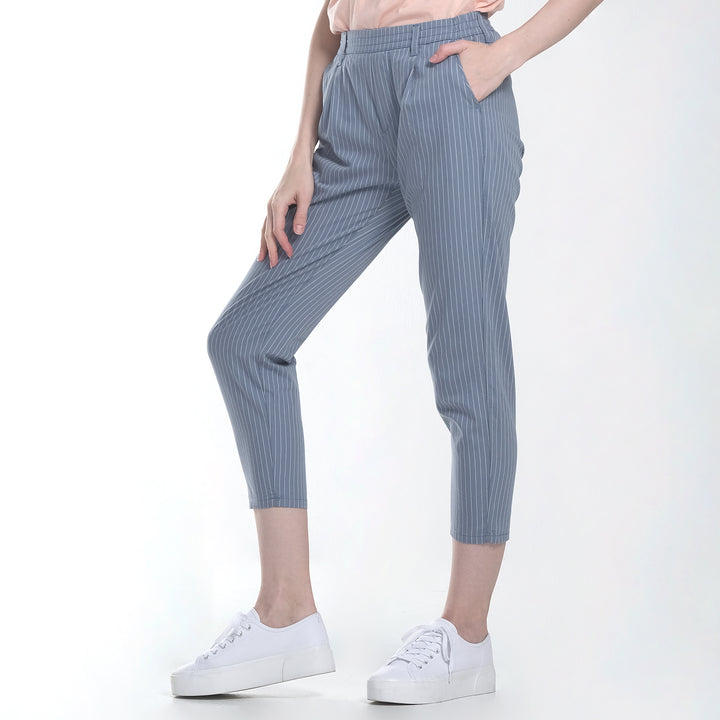 WOMENS STRIPES TROUSERS