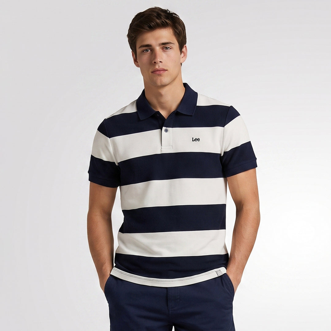 LEE MENS STRIPES SPORTHIRT