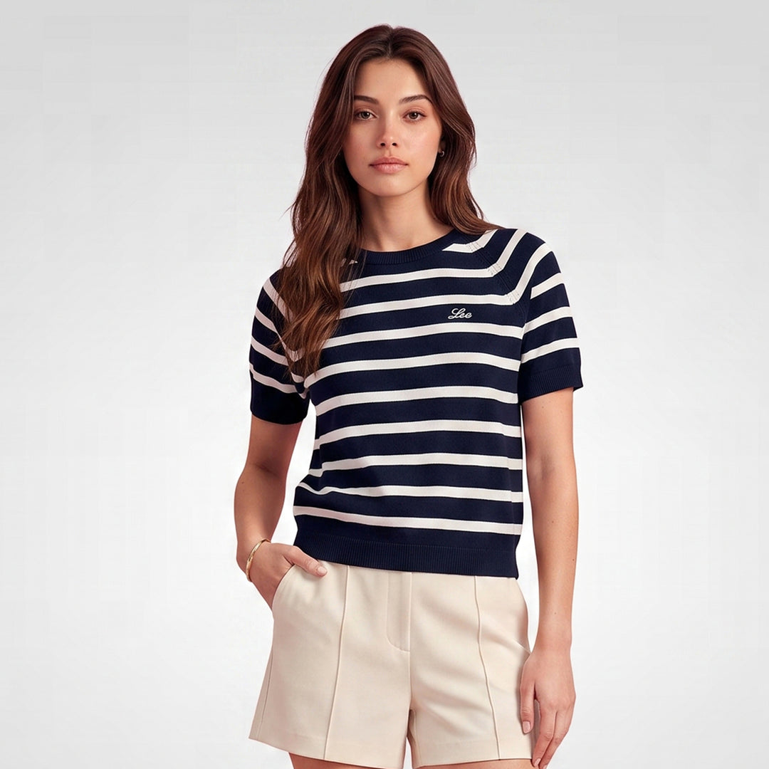 LEE LADIES LOOSE-FIT CROPPED ROUNDNECK TEE