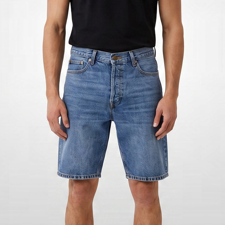 LEE MENS LIGHT WASH DENIM SHORTS