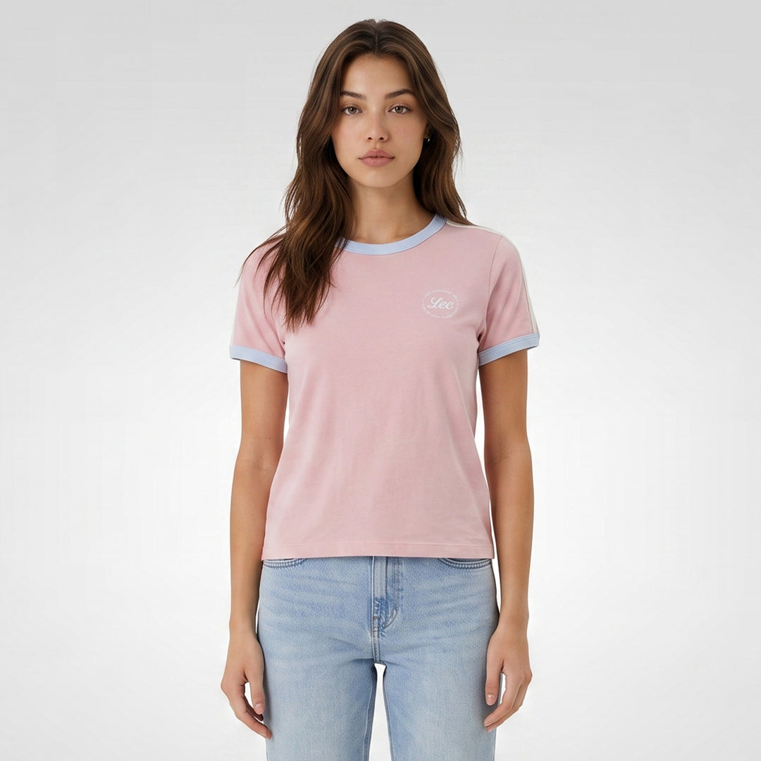 LEE LADIES RINGER ROUNDNECK TEE