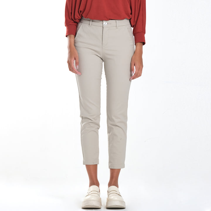 WOMENS HIGH WAIST TROUSERS