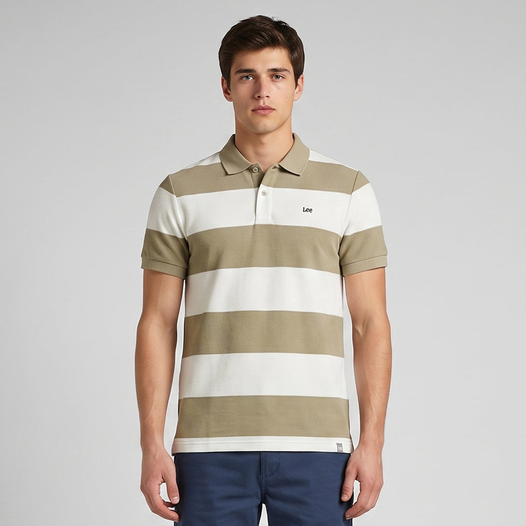 LEE MENS STRIPES SPORTHIRT