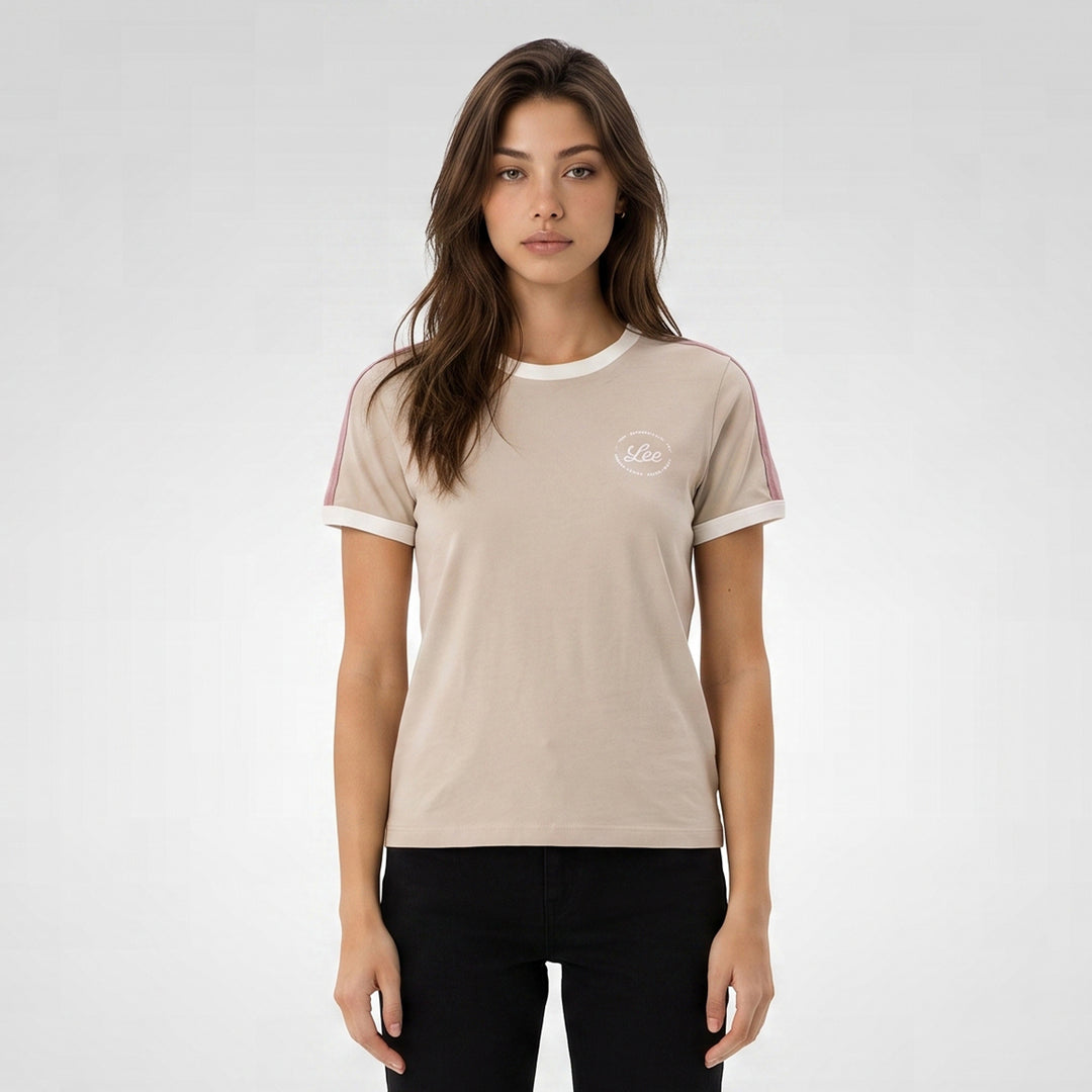 LEE LADIES RINGER ROUNDNECK TEE