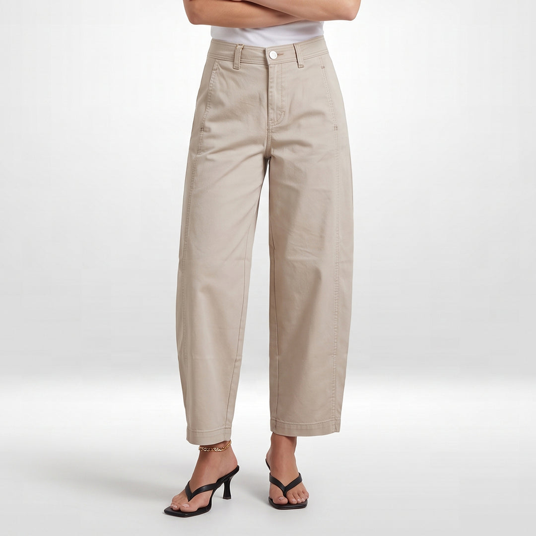 LEE LADIES BARREL FIT TROUSER PANTS