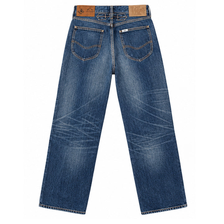 LEE MENS 101 RIDER DENIM JEANS IN MID SHADE