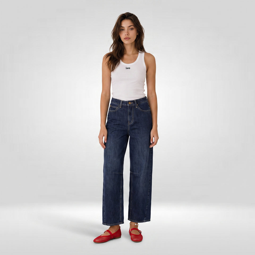 LEE LADIES DENIM JEANS BARREL FIT