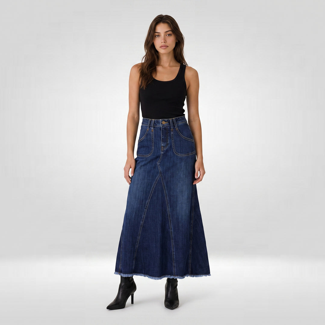 LEE LADIES DENIM LONG SKIRT