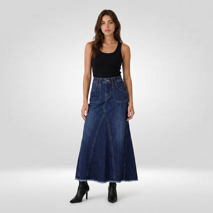 LEE LADIES DENIM LONG SKIRT
