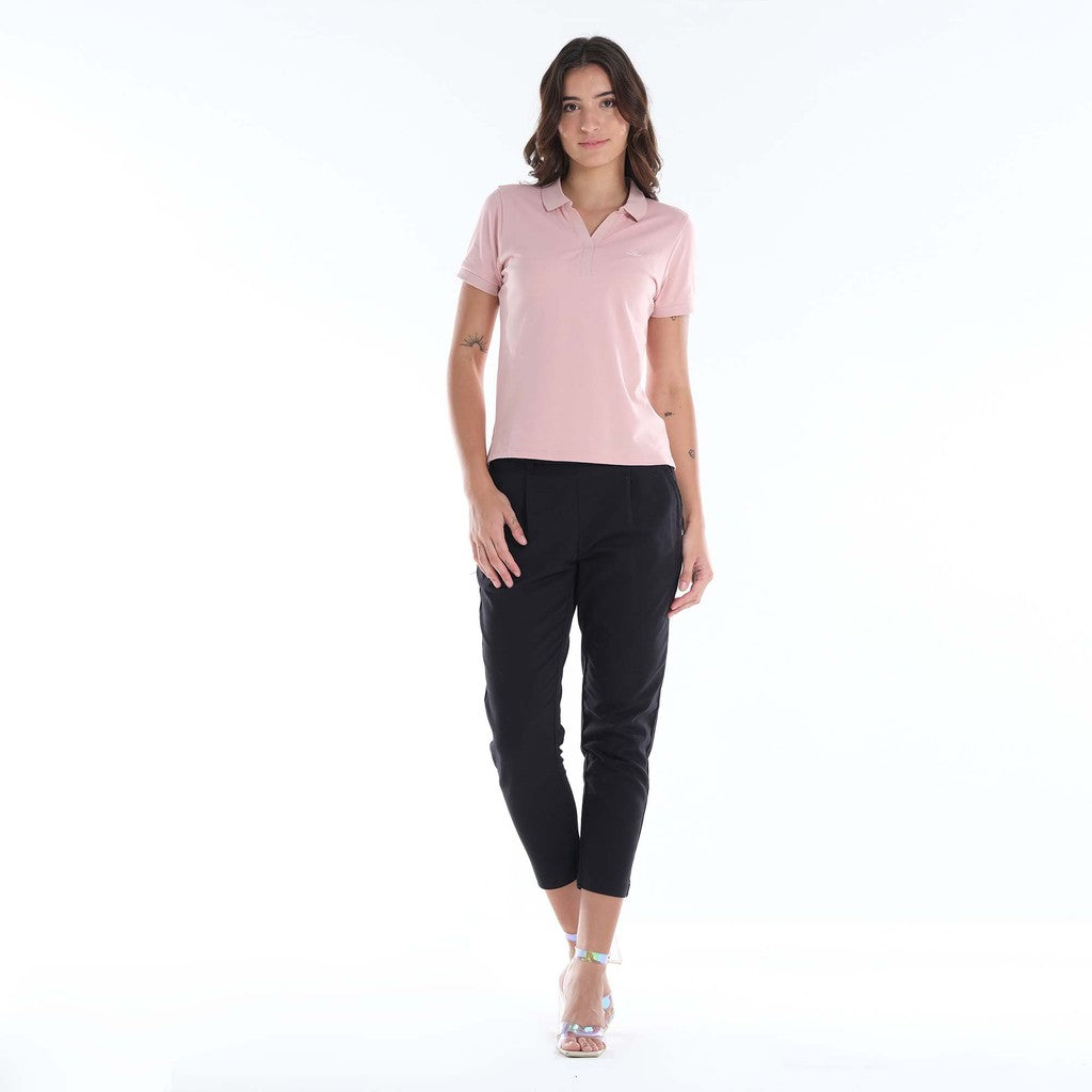 Lee Ladies Polo Shirt in White
