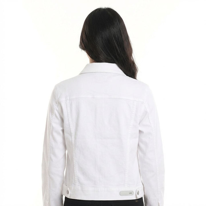 Lee Ladies White Denim Jacket